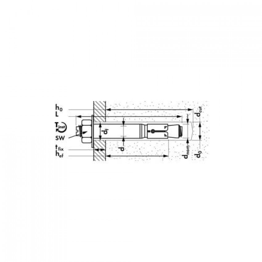 Анкер HL-B (SZ-B) 15x115/15 Mungo 1231501-1231501