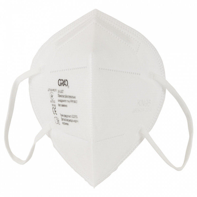Півмаска фільтрувальна складного типу FFP3 NR D без клапана GRAD (9420995)-9420995