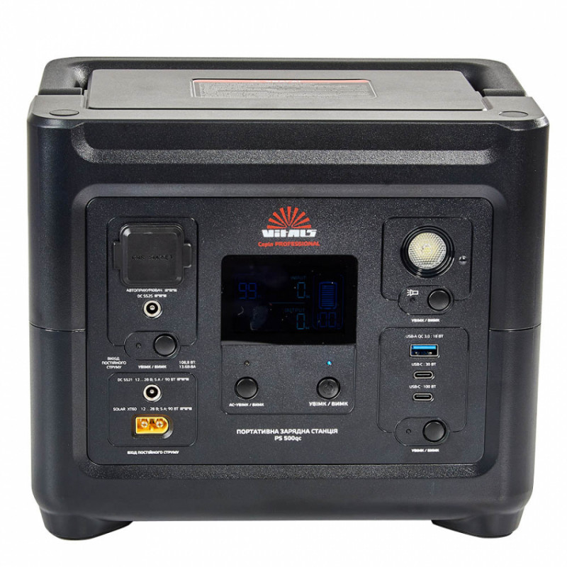 Портативна акумуляторна станція Vitals Professional PS 500qc-223636