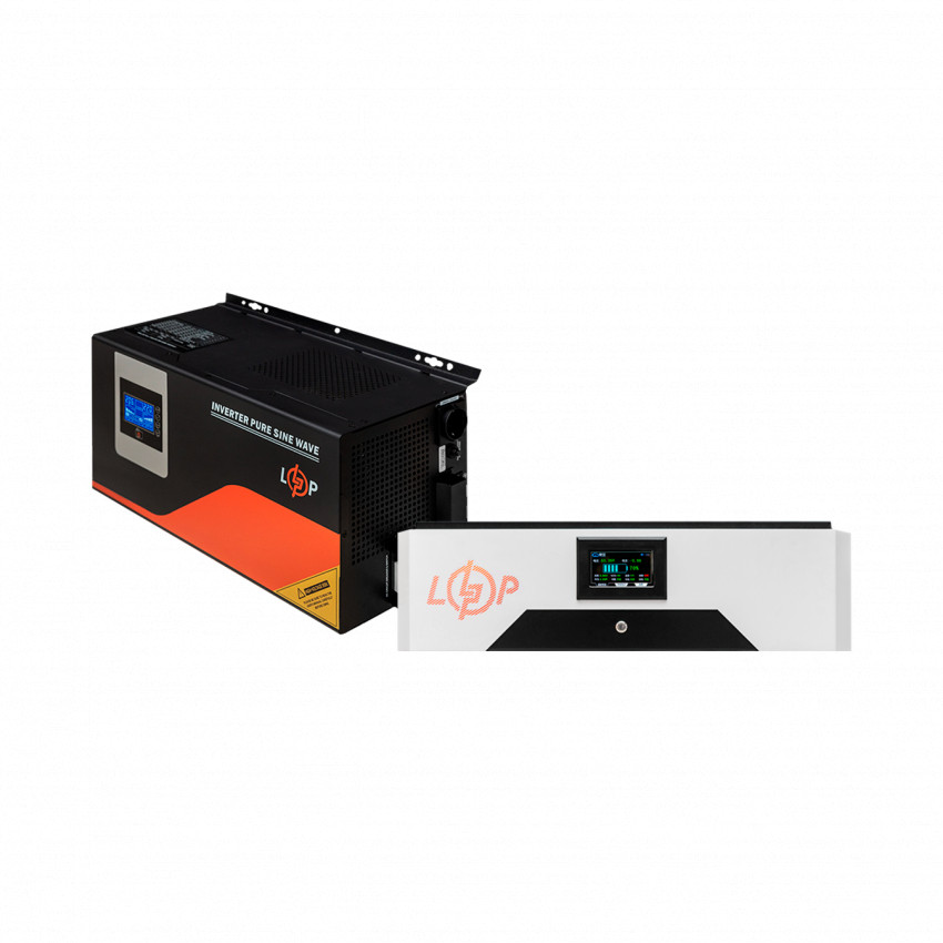 Комплект резервного живлення LP(LogicPower) ДБЖ + літієва (LiFePO4) батарея (UPS W12000 + АКБ LiFePO4 14336W)-