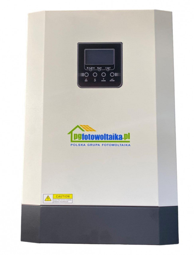 Сонячний фотоелектричний інвертор OFF-GRID PGF OG-5500 MPPT 5.5KW + WiFi + акумулятор Bass Polska AGM BP-5976 (х4)-KOG-5500