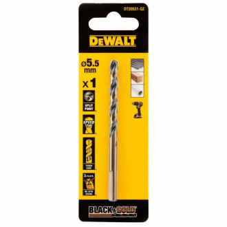 Свердло по металу EXTREME Black &amp; Gold DeWALT DT20521-[articul]