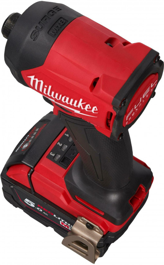 Шуруповерт ударний гідравлічний акумуляторний безщітковий MILWAUKEE, M18 FIDRQ-502X,113Нм (зарядний пристрій М12-18 FC, 2 акумул-4933498912