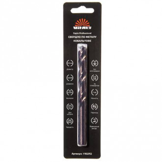 Свердло по металу HSS-Co/M35 10,5 (1 шт.) Vitals Professional
