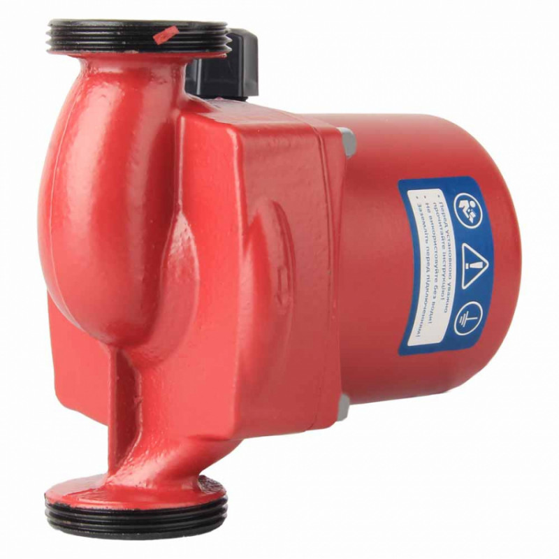 Насос циркуляційний Hmax 6м Ø1½ 180мм (сірий) гайка Ø1 Katran (774233)-774233