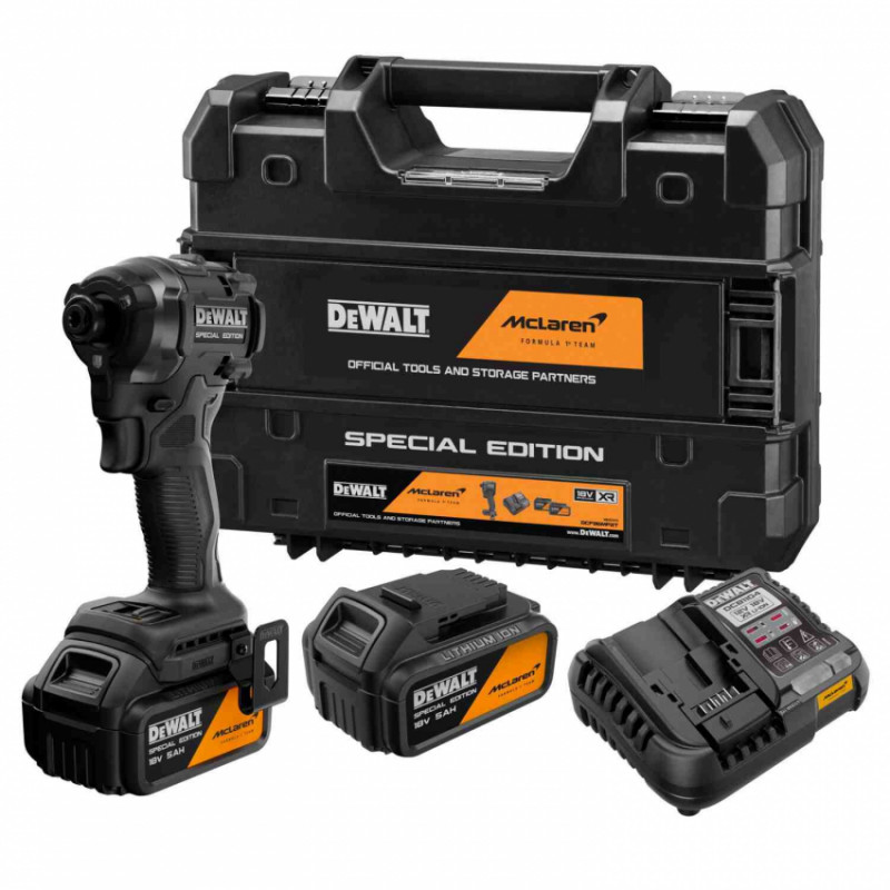 Шурупокрут ударний McLaren F1 TEAM SPECIAL EDITION DeWALT DCF86MP2T-DCF86MP2T