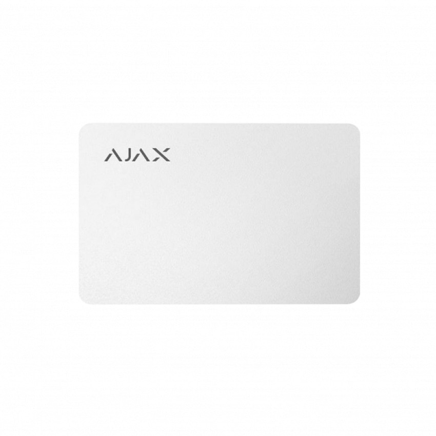 Захищена безконтактна картка для клавіатури AJAX Pass - 100 шт. (white)-