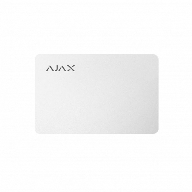 Захищена безконтактна картка для клавіатури AJAX Pass - 3 шт. (white)-