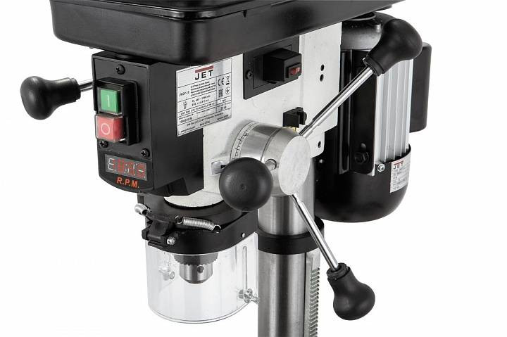 Свердлильний верстат JET JWDP-10 : 230В. 0,55(0,37)кВт. В16 для свердл Ø≤13 мм; варіатор швидк.-JWDP-10