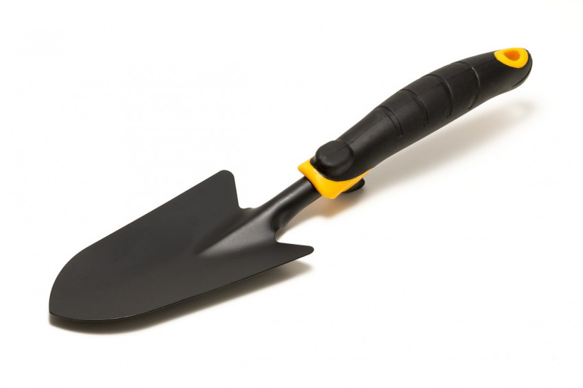 Совок посадковий MASTERTOOL звужений з пластиковою ручкою і TPR покриттям 320х80 мм 14-6171-14-6171