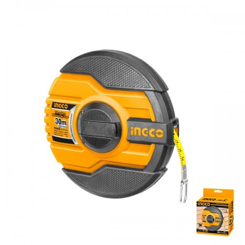 Рулетка 30 м скловолокно 12,5 мм INGCO-HFMT8130