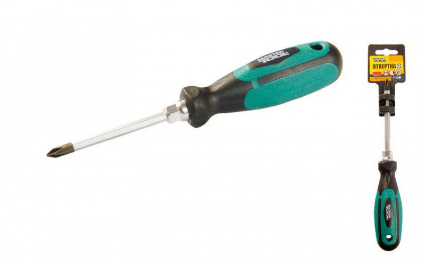 MasterTool Викрутка хрестова РН1* 75 посилена, Арт.: 45-8175-45-8175