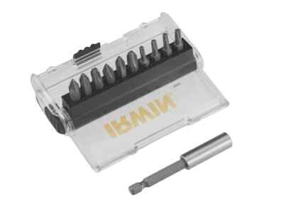 Набір 25 мм біт 10 штук: PH1/PH2/PH3/PZ1/PZ2/PZ3/T15/T20 (×2)/T25. магнітний тримач для біт у пластиковому кейсі-[articul]