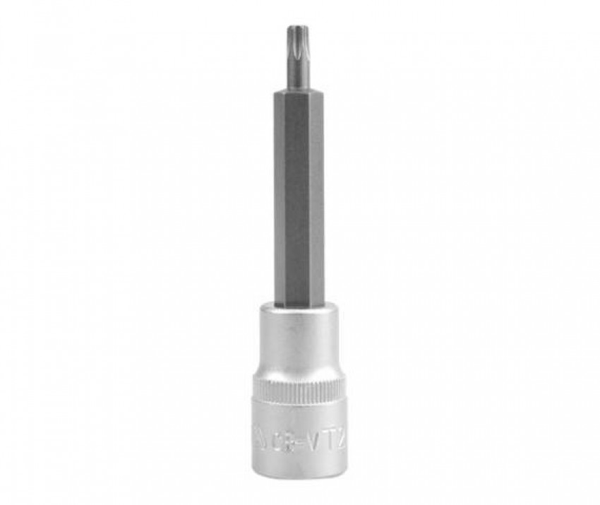 Головка із вставкою TORX YATO із квадр. 1/2", Т27, L=100 мм, Nm=26,9 [10/100] (DW)-YT-0435