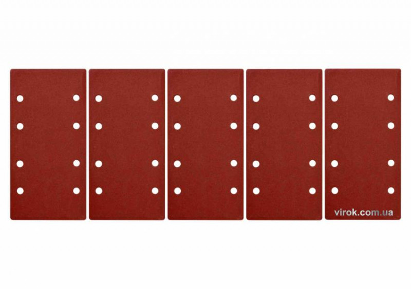 Папір шліфувальний з липучкою YATO: 93 х 187 мм, Р100, до YT-82230, 5 шт-YT-83803