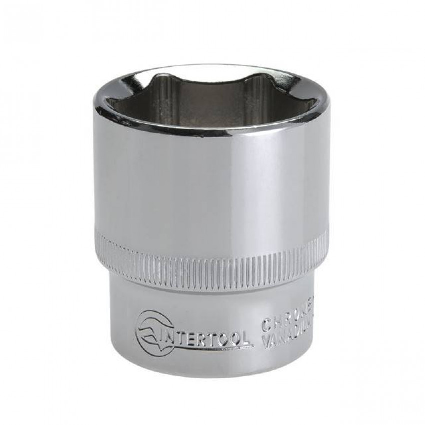 Головка шестигранна 1/2", 30×44 мм, Cr-V, STORM INTERTOOL ET-0030-ET-0030
