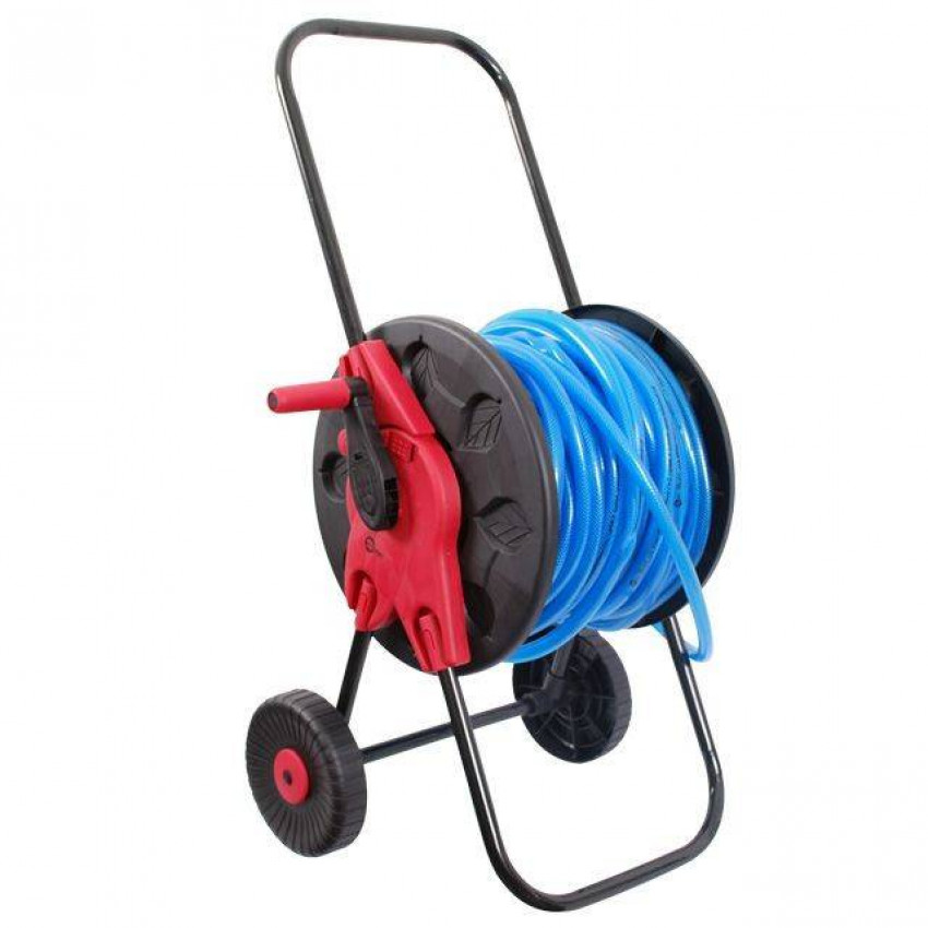 Котушка на колесах для шланга 1/2" 60 м, PP, steel, ABS INTERTOOL GE-3001-GE-3001