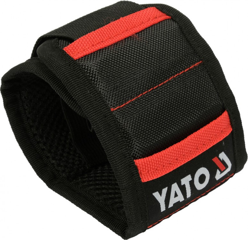 Пояс наручний з 2 кишенями, магнетизований YATO, 340х 90 мм, з нейлона-YT-74050