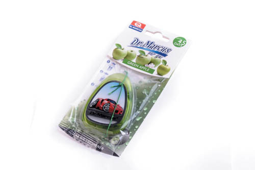 Ароматизатор CAR GEL зелене яблуко (Green Apple) (овал на підвісці)-031144