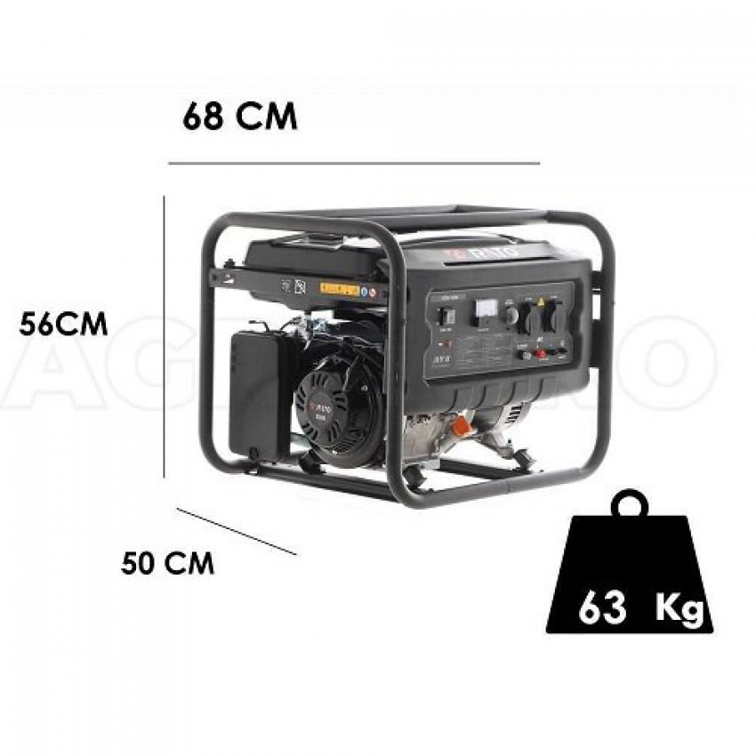 Генератор бензиновий RATO R3800 3,5 кВт-240350090