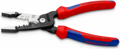 Багатофункціональні кліщі для електромонтажних робіт KNIPEX, 13 72 200 ME, метричні-[articul]