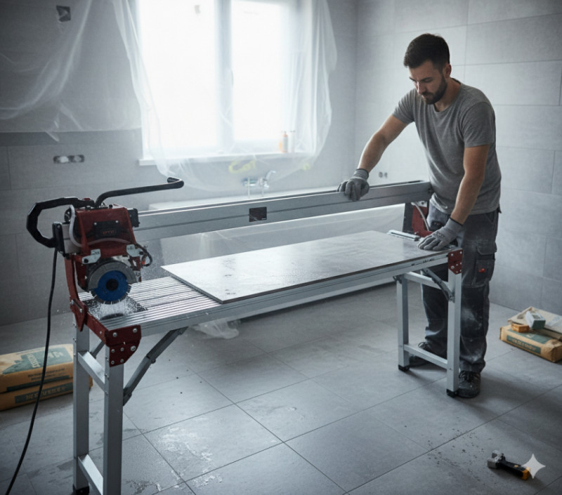 Електроплиткоріз 1200 мм 230В/1750Вт  довжина різу 1200 мм, ручна подача-ST1201M