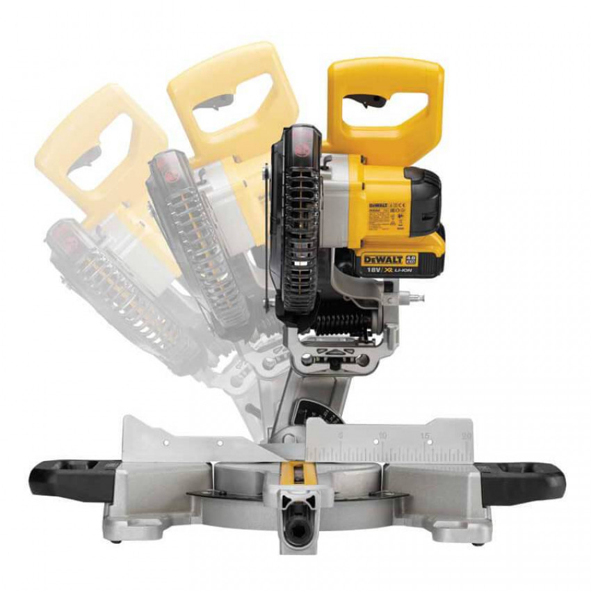 Пила торцювальна акумуляторна DeWALT DCS365M2-DCS365M2