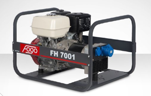 Генераторна установка FH7001 1ф-6,4кВт, двиг.Honda, бак-6,2л, руч.старт-FH 7001