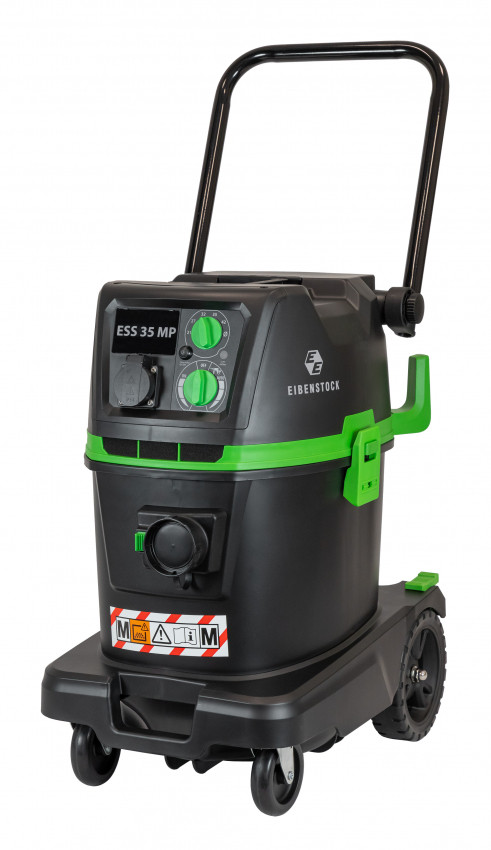 Пилосос ESS35MP Eibenstock, 1200Вт, 230В/50Гц, 74л/с, 35л, 16кг-