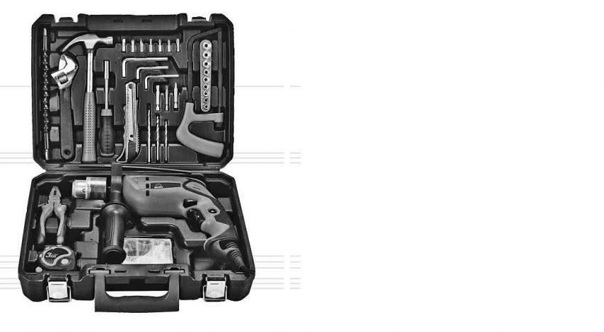 Ударний дриль VITALS Et 1371BX kit-68359