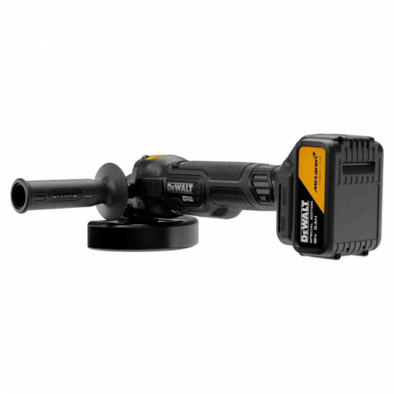 Шліфмашина кутова - болгарка акумуляторна безщіткова McLaren F1 TEAM SPECIAL EDITION DeWALT DCG45MP2T-DCG45MP2T