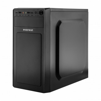 Корпус Everest 6116 - 400w 12cm MATX, 2xUSB3.0+2xUSB2.0