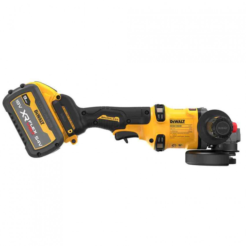 Шліфмашина кутова - болгарка акумуляторна безщіткова DeWALT DCG418SHDX2-DCG418SHDX2