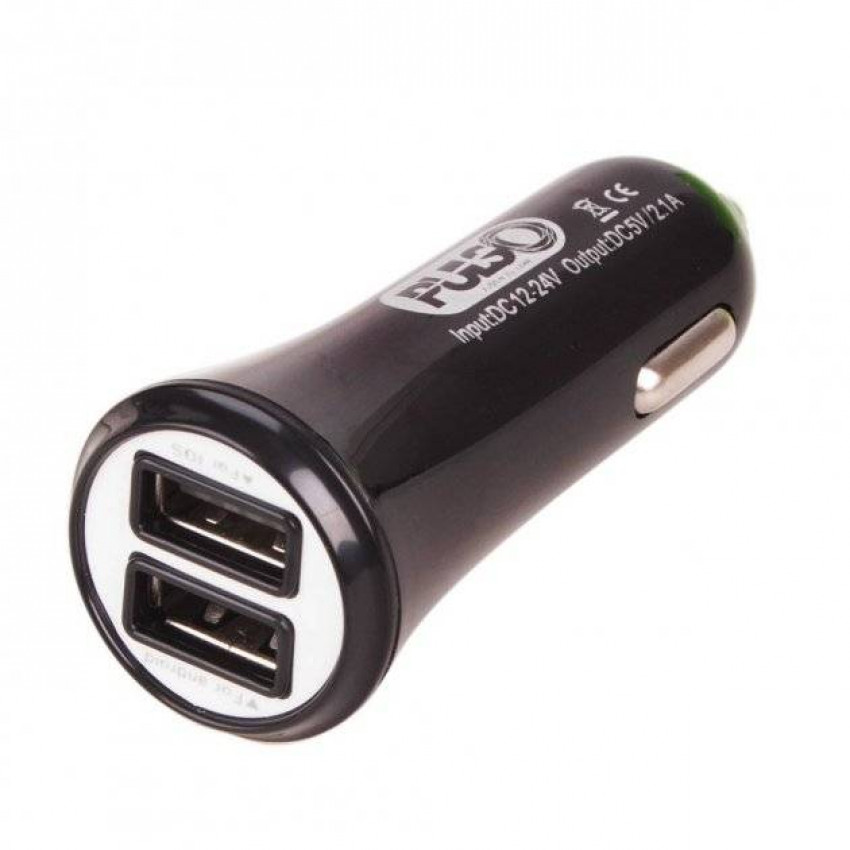 Автомобільний зарядний пристрій VOIN C-2023BK 2USB (12 / 24V - 5V 2,1A)-C-2023BK