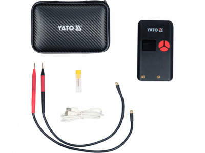 Апарат точкового зварювання портативний YATO акумул. Li-Po 4,2 В, 6.3 АГод, 500 А, вихідн- 2 А [30]-[articul]