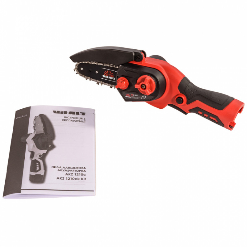 Пила ланцюгова акумуляторна Vitals AKZ 1210c-235288