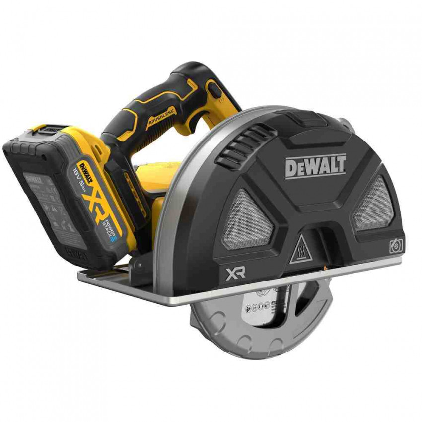 Пилка дискова по металу акумуляторна DeWALT DCS383H2-DCS383H2