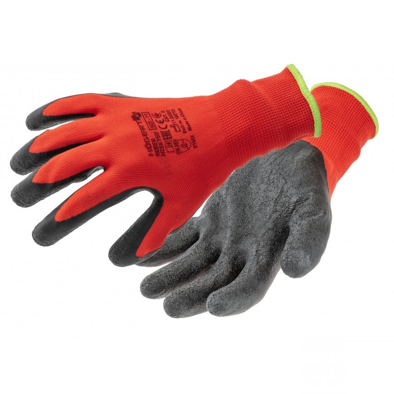 RODER Рукавички робочі зі спіненим латексом HOEGERT 8 (HT5K751-8)-HT5K751-8