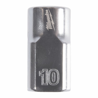 Головка торцева хромована 3/8'' MILWAUKEE, (зірочка 12 гранн.), 10мм-[articul]