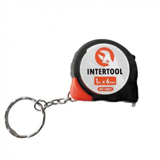 Рулетка з фіксатором, 1м INTERTOOL MT-0401-[articul]