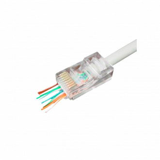 Конектор наскрізний RJ45 Cat.5E (100 шт)-[articul]