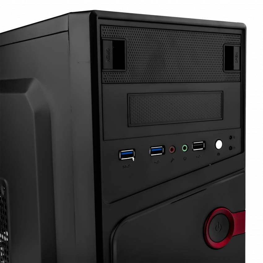 Корпус LP 6104 - БЕЗ БЖ MATX, 2xUSB3.0+1xUSB2.0-