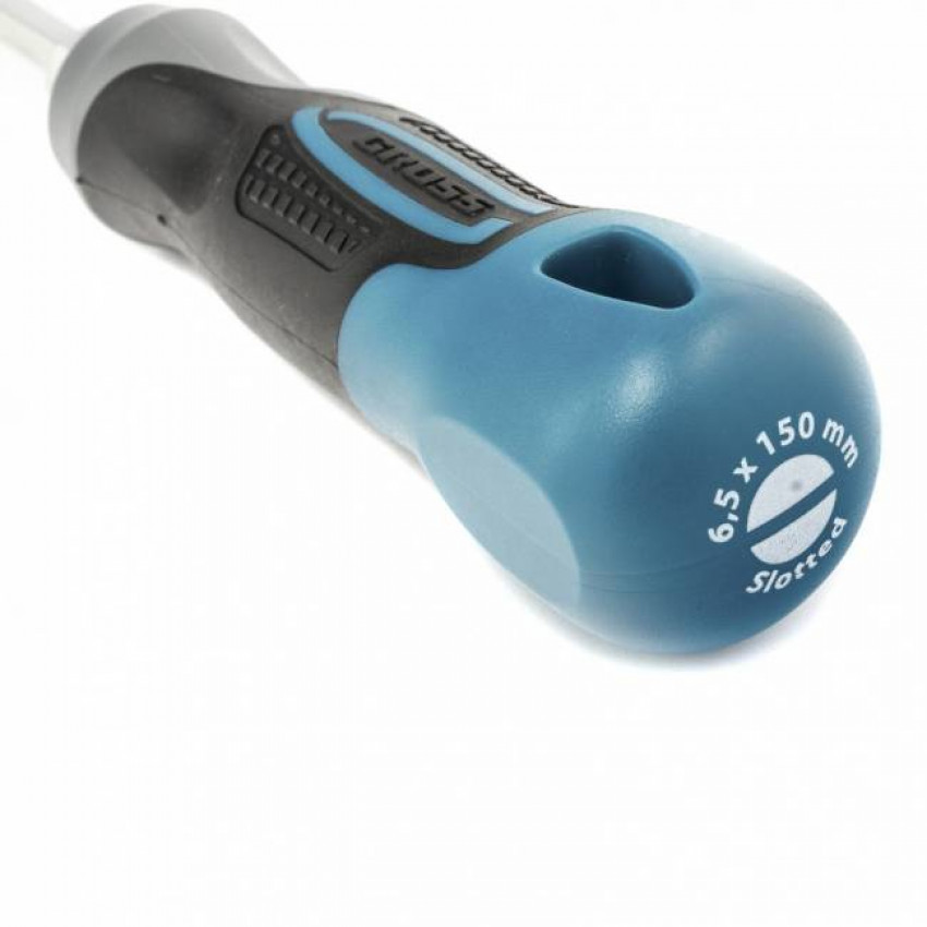 Викрутка SL6.5 x 150 мм, S2, трикомпонентна рукоятка, GROSS-12117