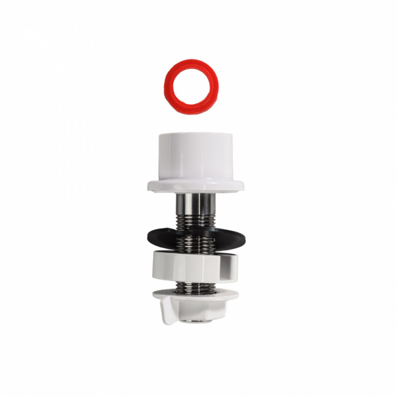 Кран-водонагрівач проточний s96 3.3кВт для кухні вилив вухо на гайці з індикатором і термостатом AQUATICA (9796133)-9796133