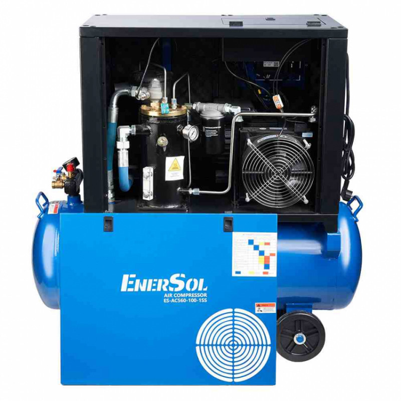 Компресор повітряний безмасляний EnerSol ES-AC560-100-1SS-ES-AC560-100-1SS