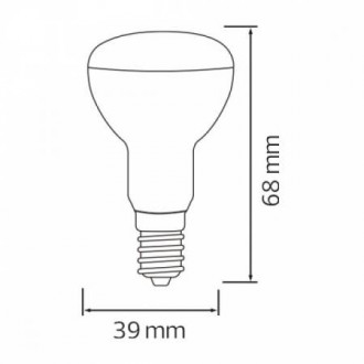 Світлодіодна лампа REFLED-4 4W E14 4200К R39