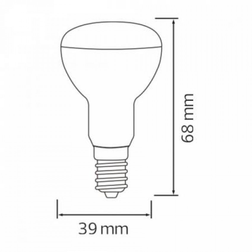 Світлодіодна лампа REFLED-4 4W E14 4200К R39-001-039-0004-031
