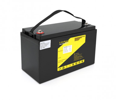 Акумуляторна батарея LiitoKala LiFePO4 12,8V 100Ah з BMS (330*170*220mm), 9.5kg-[articul]