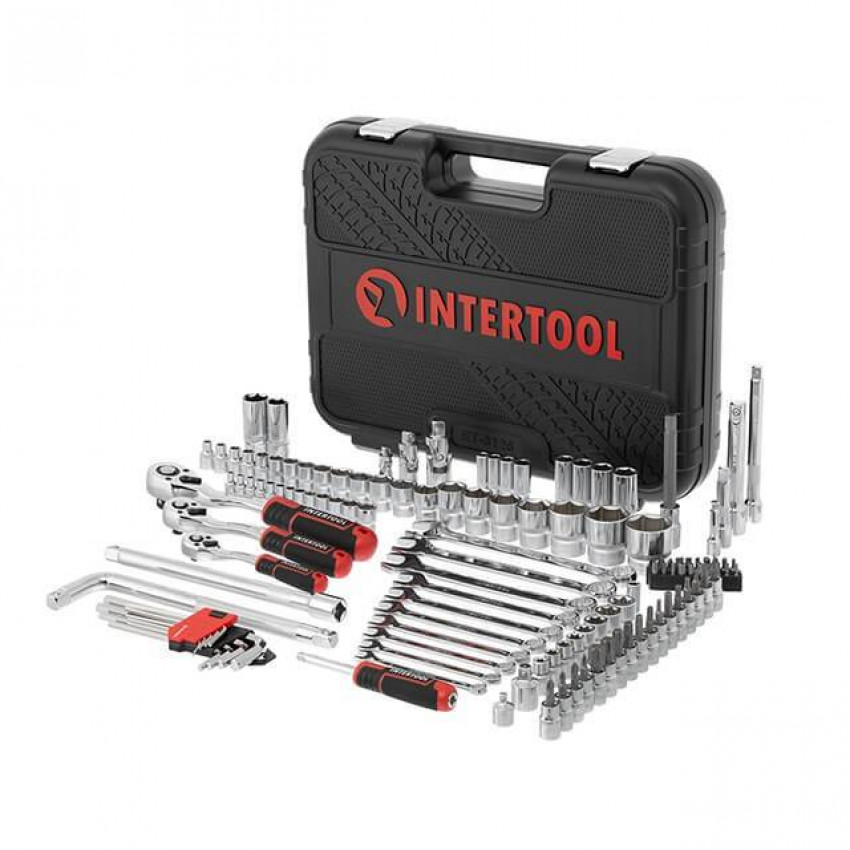 Набір інструментів 1/2 "& 3/8" & 1/4 ", 126ед., Cr-V STORM INTERTOOL ET-8126-ET-8126
