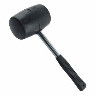 Киянка гумова чорна 900г металева обгумована рукоятка SIGMA (4317501)